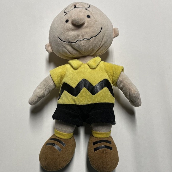 Kohls Cares Charlie Brown 14" Stuffed Plush Peanuts Doll Toy - Picture 1 of 9